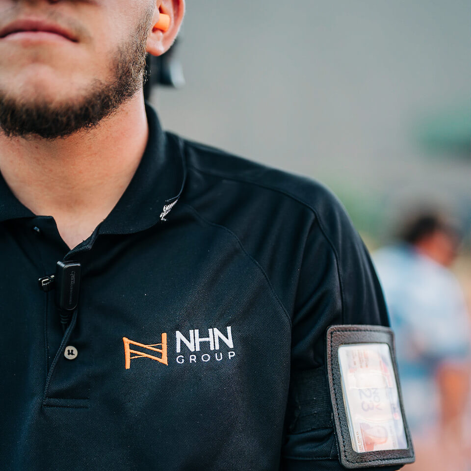Close up of an NHN employee
